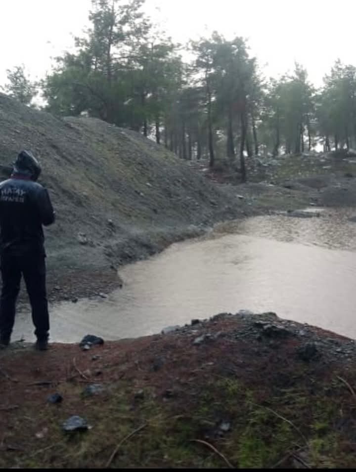 HATAY (AA) – Hatay'ın Hassa ilçesinde su birikintisine düşen çocuk