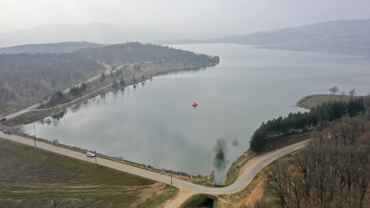 BOLU (AA) – Bolu'da içme suyu ihtiyacını karşılayan Gölköy Barajı,