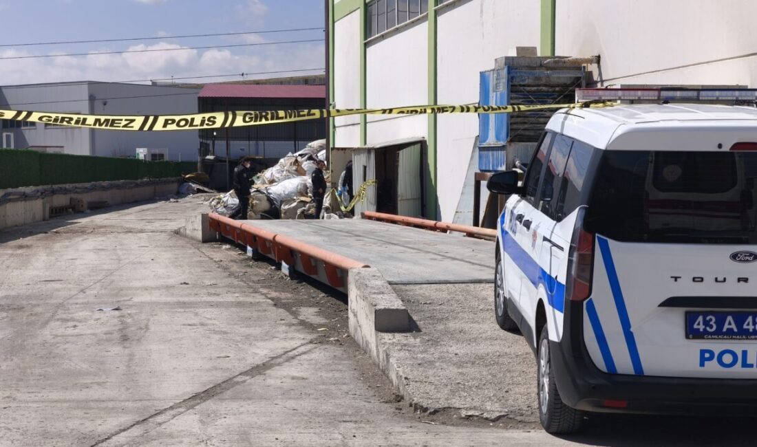 KÜTAHYA (AA) – Kütahya'da geri dönüşüm tesisinde kullanılan havuza düşen