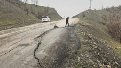 ŞIRNAK (AA) – Şırnak'ın Uludere ilçesine bağlı Şenoba beldesinde, yağış