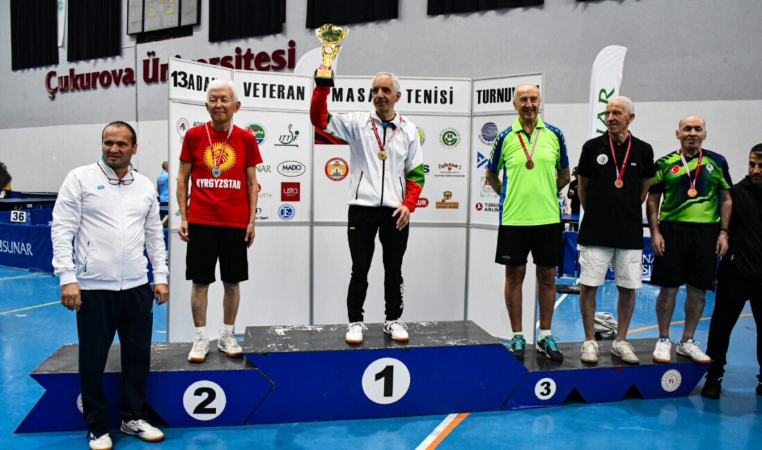 ADANA (AA) – Adana'da düzenlenen 13. Uluslararası Veteran Masa Tenisi