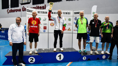 ADANA (AA) – Adana'da düzenlenen 13. Uluslararası Veteran Masa Tenisi