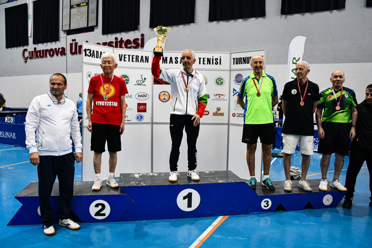 ADANA (AA) – Adana'da düzenlenen 13. Uluslararası Veteran Masa Tenisi