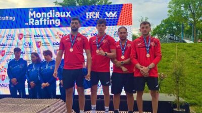 ANKARA (AA) – 23 Yaş Altı Rafting Milli Takımı, Fransa'da