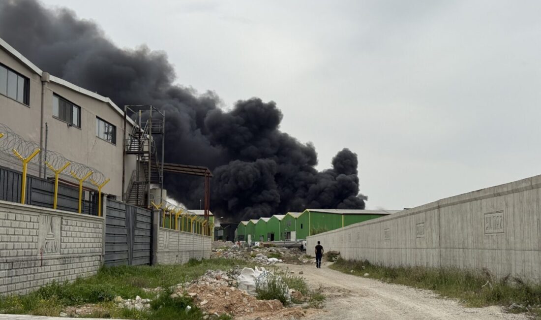 ADANA (AA) – Adana'nın merkez Seyhan ilçesinde geri dönüşüm tesisinde