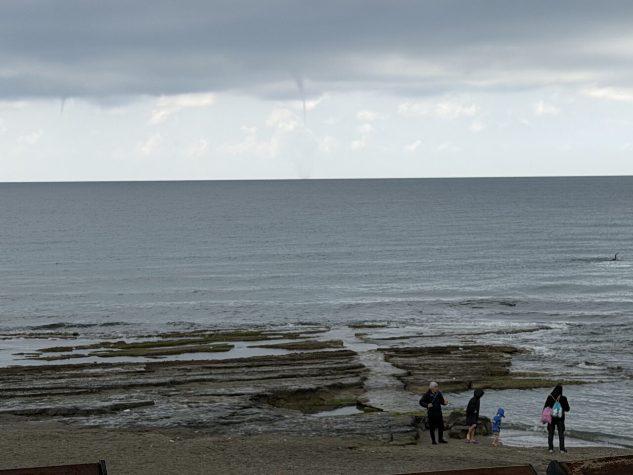 ANTALYA (AA) – Antalya'nın Alanya ilçesinde denizde hortum meydana geldi.