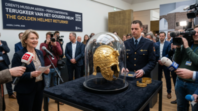 DRENTS MUSEUM’DAN GEÇEN YIL BOMBALI BİR BASKINLA ÇALINAN VE ROMANYA’NIN