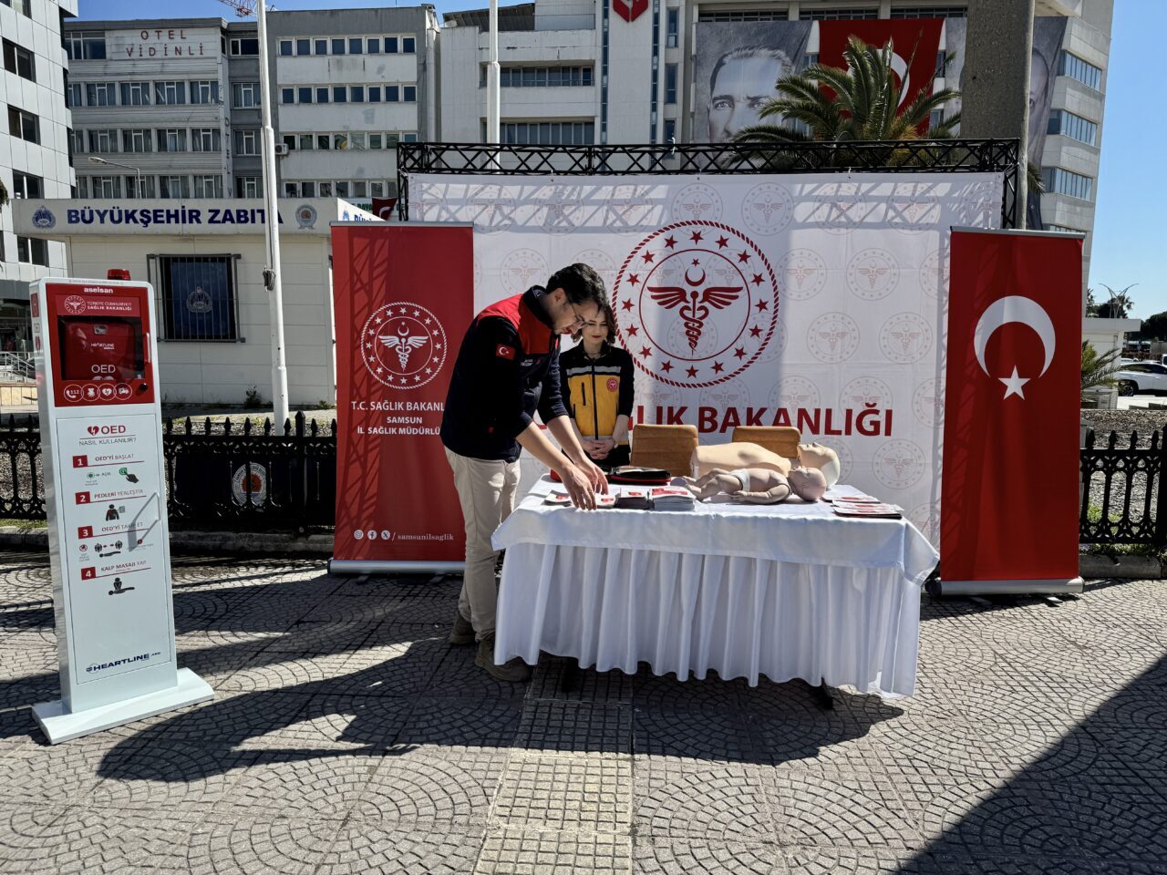 SAMSUN (AA) – Samsun'da 3 bölgeye Sağlık Bakanlığı ve ASELSAN