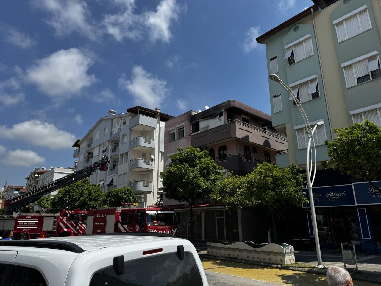 ANTALYA (AA) – Antalya'nın Manavgat ilçesinde bir apartman dairesinde çıkan