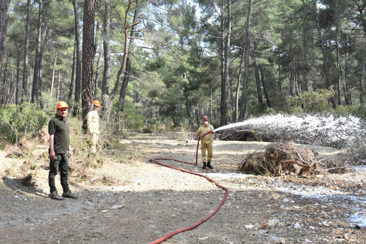 ANTALYA (AA) – Antalya Orman Bölge Müdürlüğü, orman yangınlarına karşı