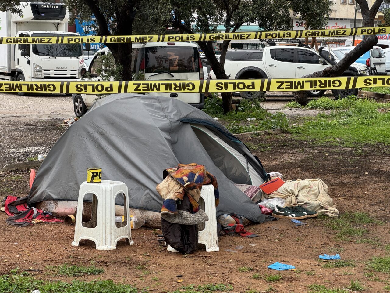 ANTALYA (AA) – Antalya'da parkta kurduğu çadırda yaşayan kişi ölü