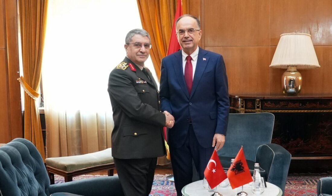 ANKARA (AA) – Arnavutluk Cumhurbaşkanı Bajram Begaj, Genelkurmay Başkanı Orgeneral