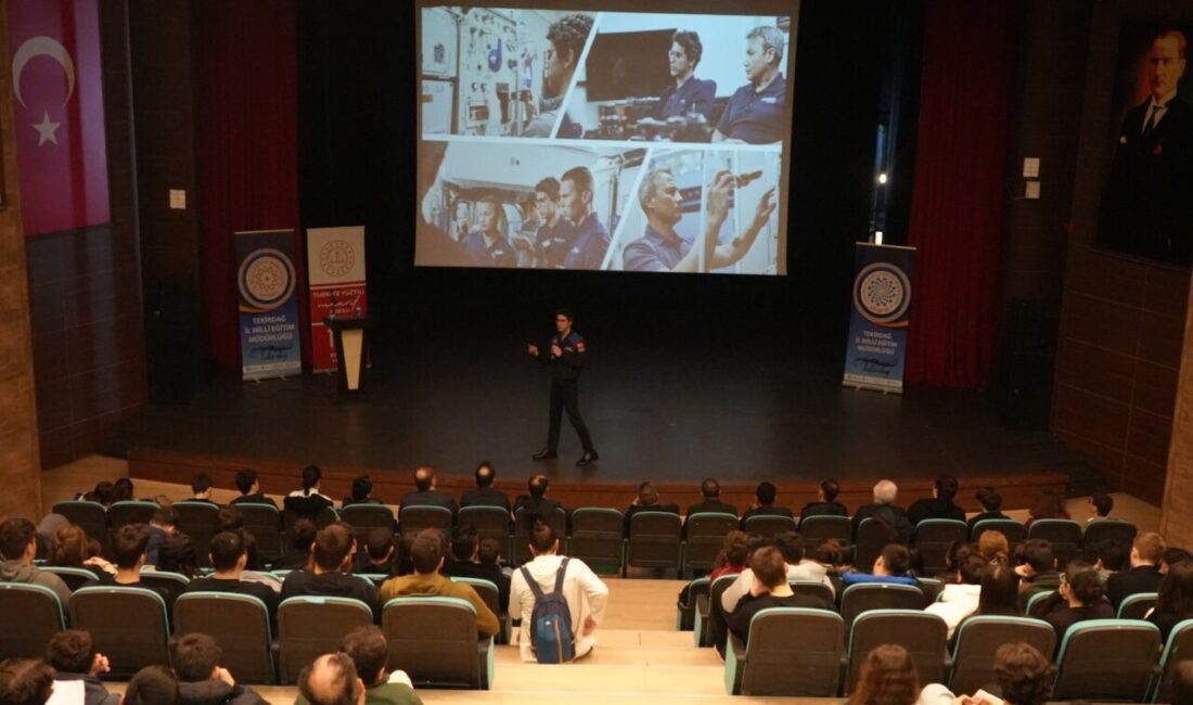 TEKİRDAĞ (AA) – Türkiye'nin ikinci astronotu Tuva Cihangir Atasever, Tekirdağ'da