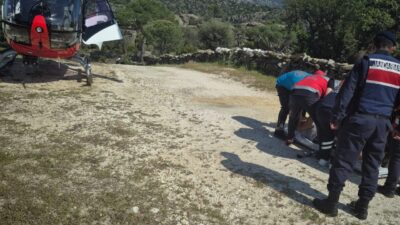 AYDIN (AA) – Aydın'ın Söke ilçesinde doğada yürüyüş yaparken rahatsızlanan