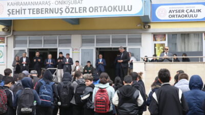 KAHRAMANMARAŞ (AA) – Kahramanmaraş'ta 15 Nisan'da Ayser Çalık Ortaokulu'na gerçekleştirilen