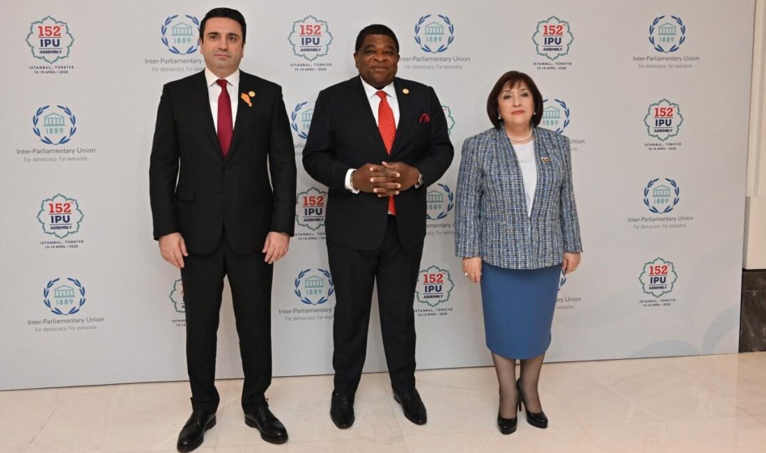 BAKÜ (AA) – Azerbaycan Milli Meclisi Başkanı Sahibe Gafarova ile