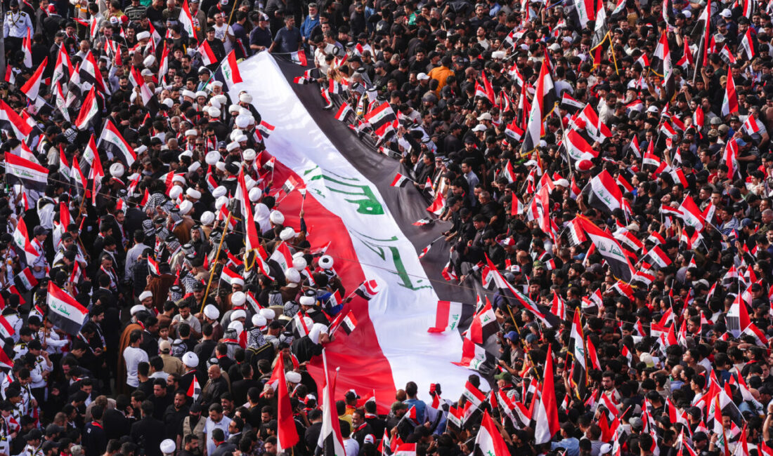BAĞDAT (AA) – Irak'ın başkenti Bağdat'ta binlerce kişi, Ulusal Şii