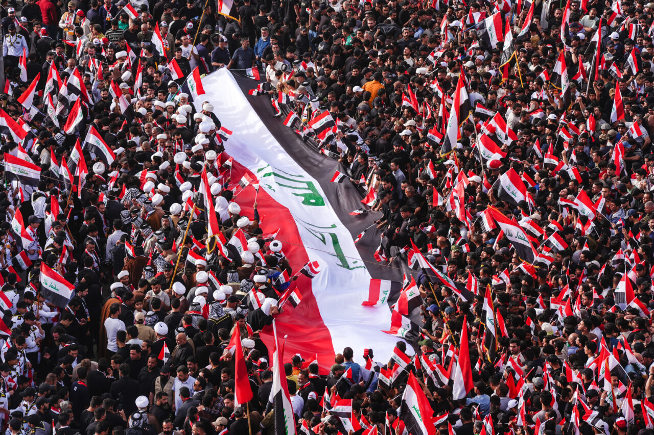 BAĞDAT (AA) – Irak'ın başkenti Bağdat'ta binlerce kişi, Ulusal Şii