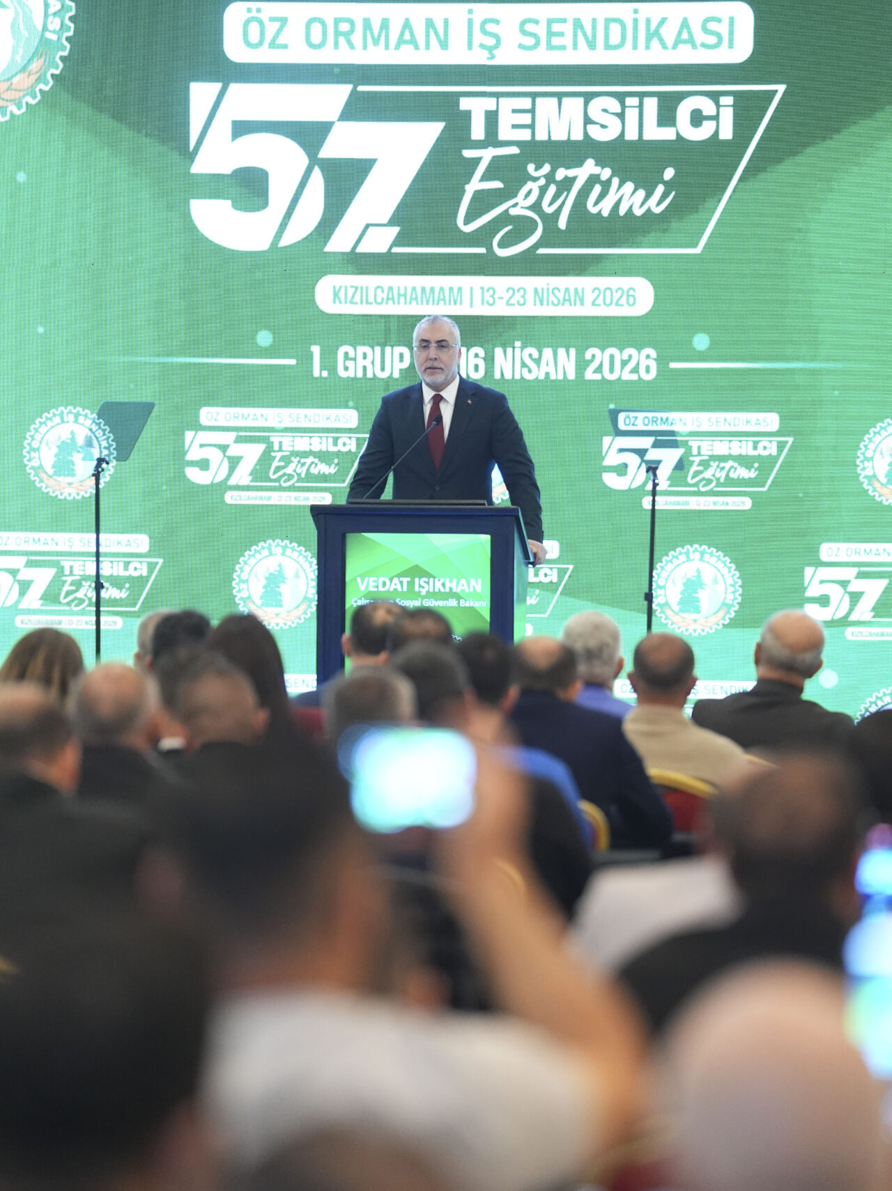 - "Tüm orman işçisi kardeşlerimizin elde edilen kazanımlarının korunması, çalışma