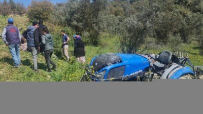 BİLECİK (AA) – Bilecik'in Osmaneli ilçesinde, traktörün devrilmesi sonucu bir