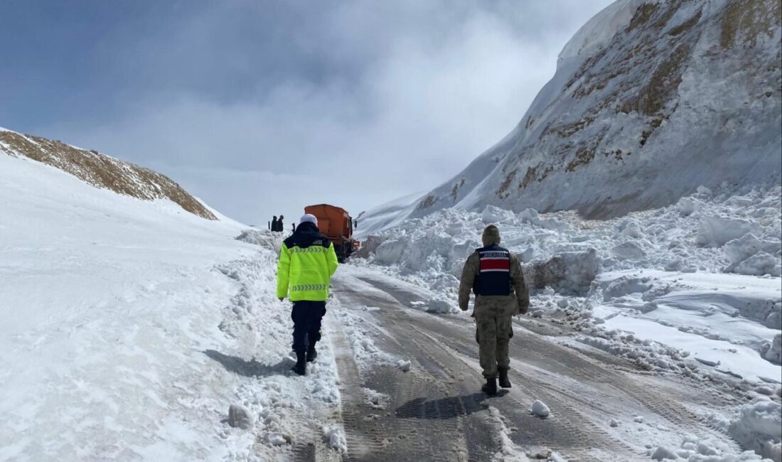 BİTLİS (AA) – Bitlis'te Ahlat-Malazgirt kara yoluna düşen çığ ekiplerce