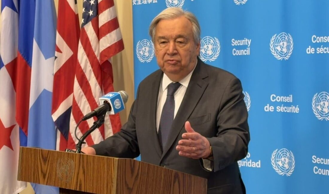 BİRLEŞMİŞ MİLLETLER (AA) – Birleşmiş Milletler (BM) Genel Sekreteri Antonio