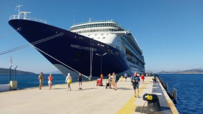 MUĞLA (AA) – Muğla'nın Bodrum ilçesine, "Marella Discovery" adlı kruvaziyer