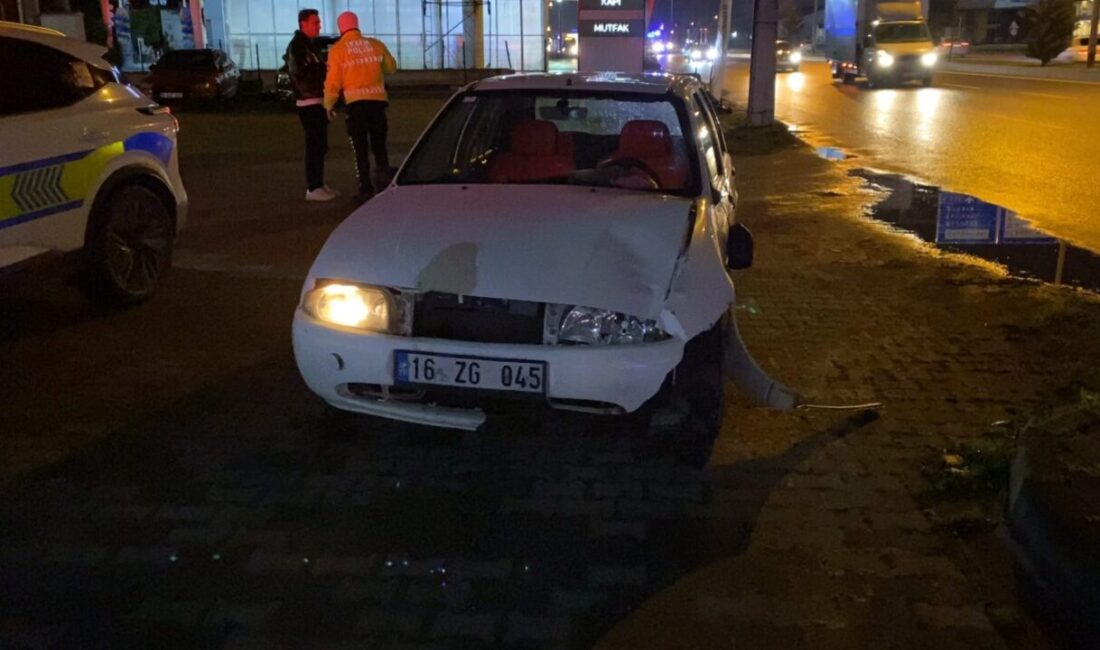 BURSA (AA) – Bursa'nın İnegöl ilçesinde, yolun karşısına geçtiği sırada