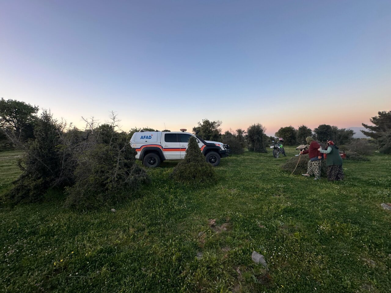 ÇANAKKALE (AA) – Çanakkale'nin Ayvacık ilçesinde odun toplamak amacıyla gittiği