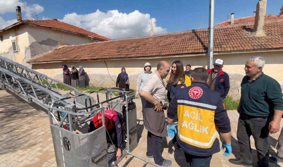 ÇORUM (AA) – Çorum'un Sungurlu ilçesinde bacayı temizlemek için çıktığı