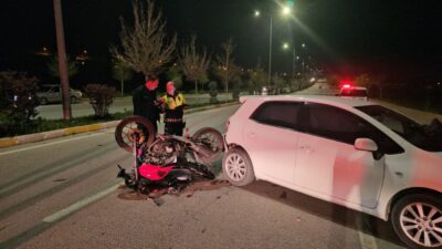 ÇORUM (AA) – Çorum'da motosiklet ile otomobilin çarpışması sonucu 1