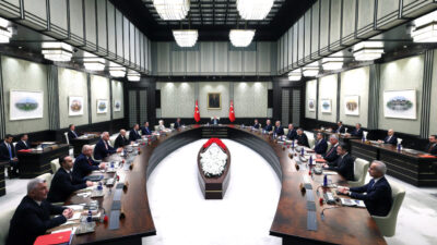 ANKARA (AA) – Cumhurbaşkanlığı Kabinesi, Cumhurbaşkanı Recep Tayyip Erdoğan'ın başkanlığında