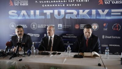 ÇANAKKALE (AA) – Cumhurbaşkanlığı Uluslararası Yat Yarışları Çanakkale Kupası'nın basın