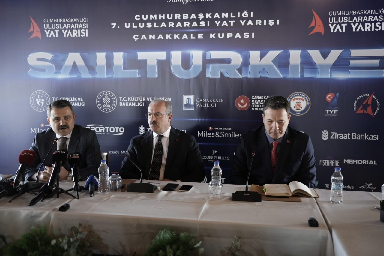 ÇANAKKALE (AA) – Cumhurbaşkanlığı Uluslararası Yat Yarışları Çanakkale Kupası'nın basın