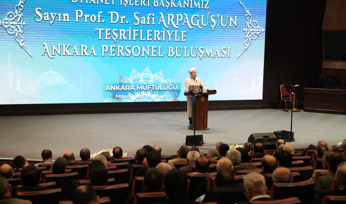 ANKARA (AA) – Diyanet İşleri Başkanı Safi Arpaguş, Ankara'daki din