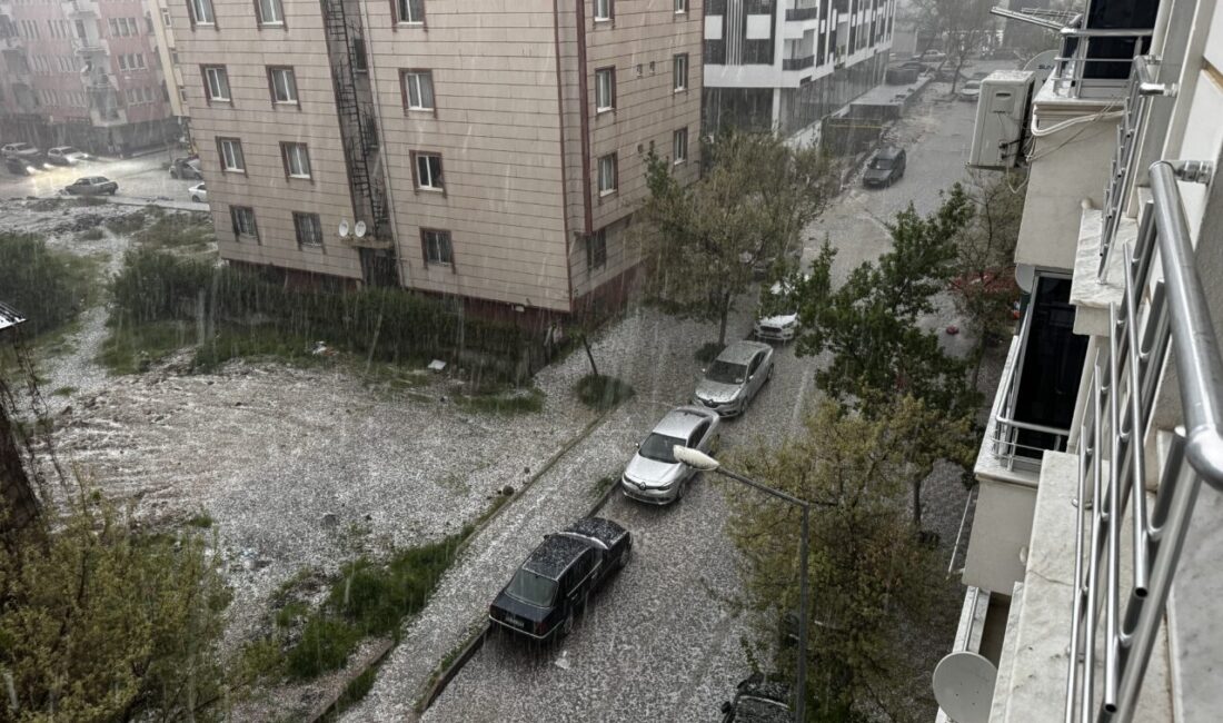 ELAZIĞ (AA) – Elazığ'da dolu, yaşamı olumsuz etkiledi. Kent genelinde