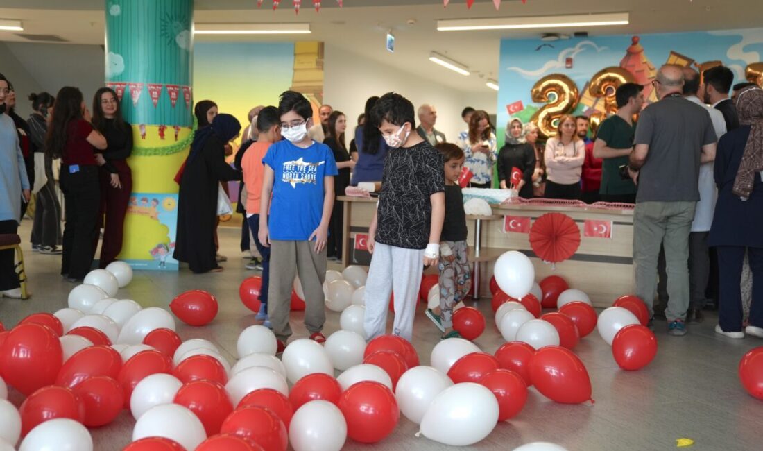 ERZURUM (AA) – Erzurum Şehir Hastanesi'nde tedavi gören çocuklar için