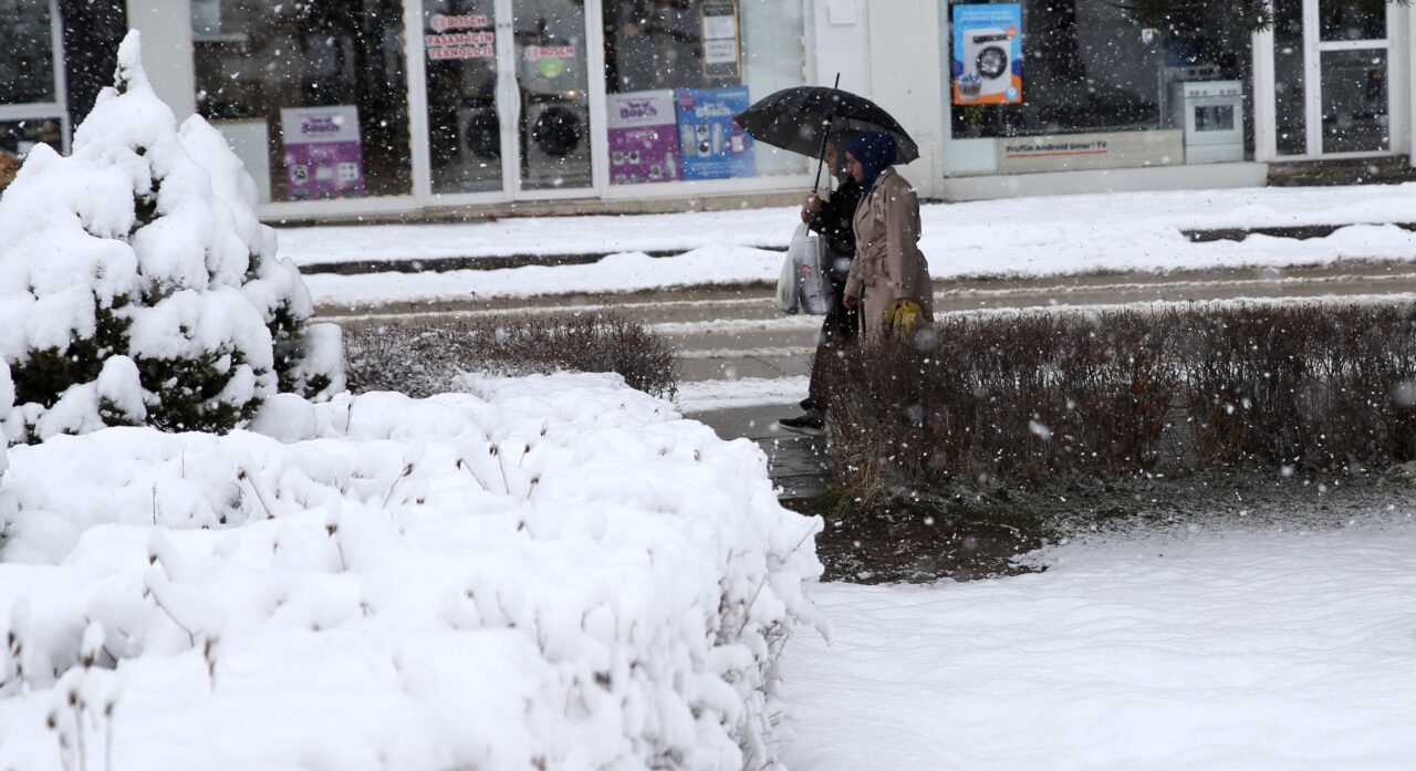 ERZURUM (AA) – Erzurum, Kars, Ardahan ve Tunceli'de ilkbaharda kar