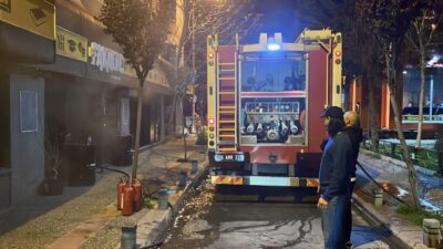 ESKİŞEHİR (AA) – Eskişehir'in Tepebaşı ilçesinde bir eğlence mekanının alt