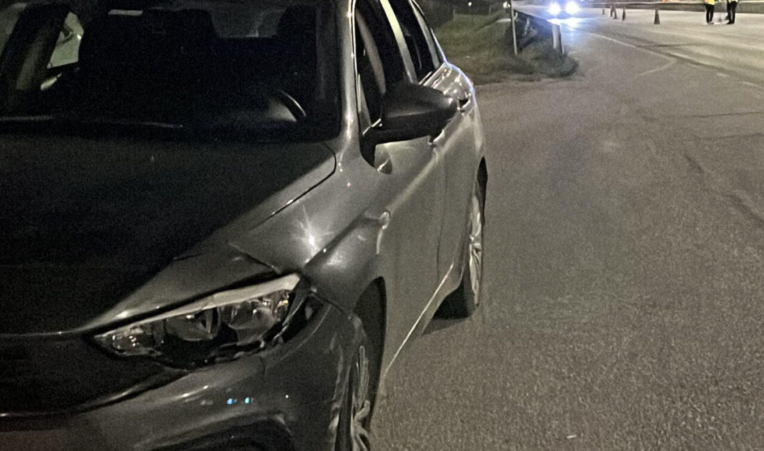 ESKİŞEHİR (AA) – Eskişehir'de polisten kaçan ve lastiğine silahla ateş