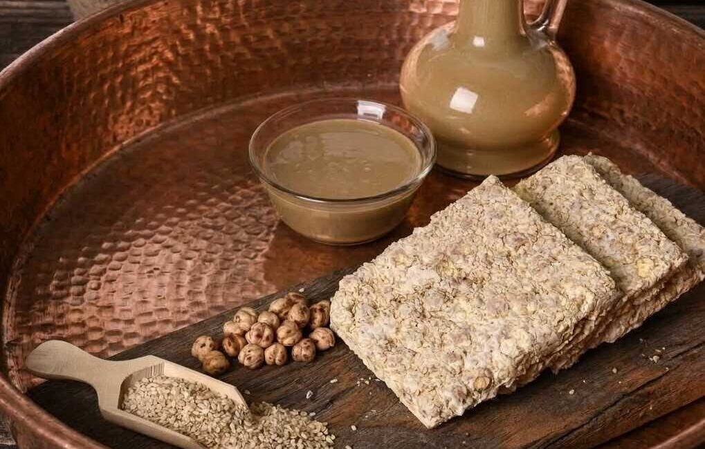 GAZİANTEP (AA) – Gaziantep'e özgü "leblebili kıtır helva" coğrafi işaret