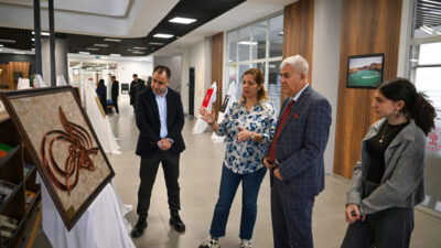 GAZİANTEP (AA) – Gaziantep'te açılan Osmanlı ve modern motiflerin yer