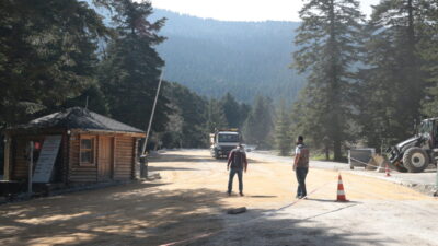 BOLU (AA) – Bolu'nun doğal güzellikleriyle ünlü Gölcük Tabiat Parkı'nda