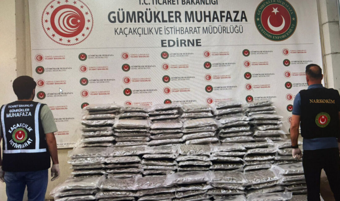 ANKARA (AA) – Gümrükler Muhafaza ekipleri, Edirne ve İstanbul'da yürüttükleri