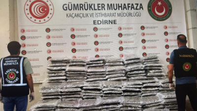 ANKARA (AA) – Gümrükler Muhafaza ekipleri, Edirne ve İstanbul'da yürüttükleri