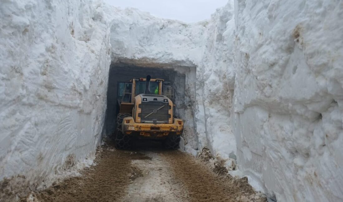 HAKKARİ (AA) – Hakkari'de olumsuz hava koşulları nedeniyle yolu kardan