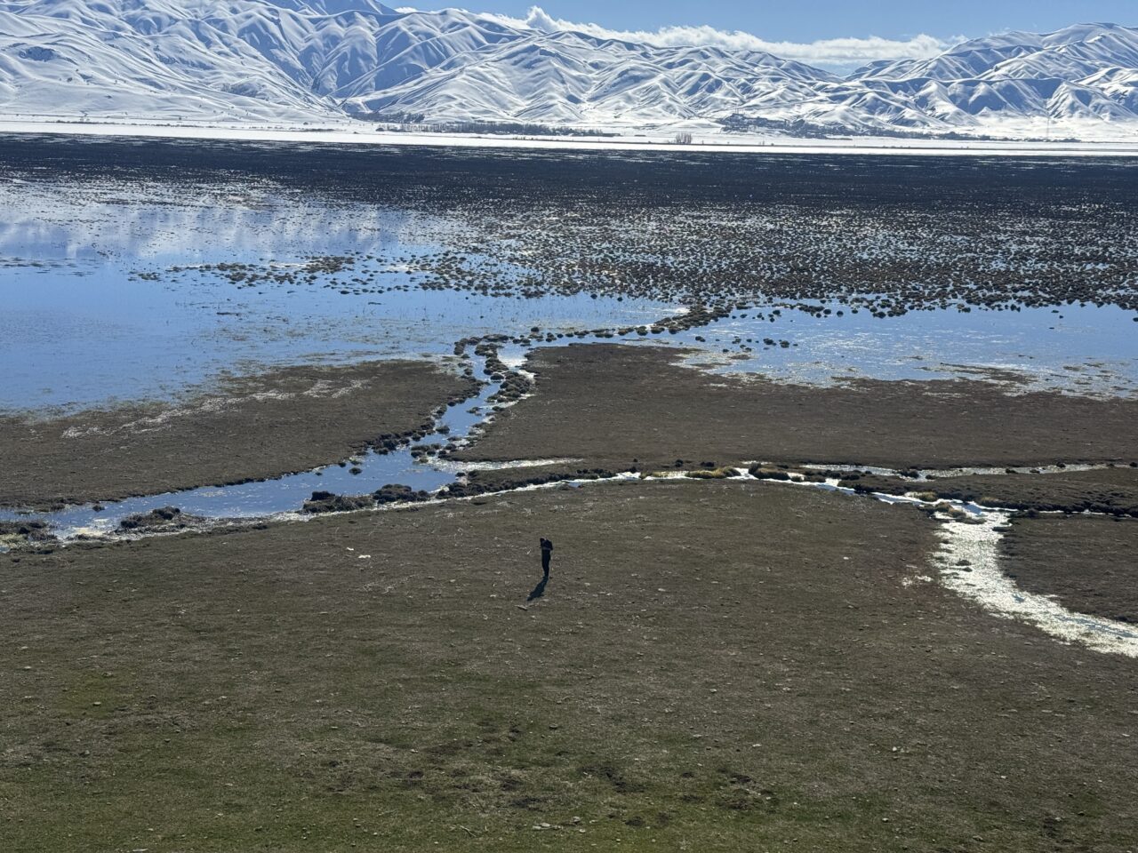 HAKKARİ (AA) – Hakkari'nin Yüksekova ilçesinde bulunan Nehil Sazlığı'ndaki su