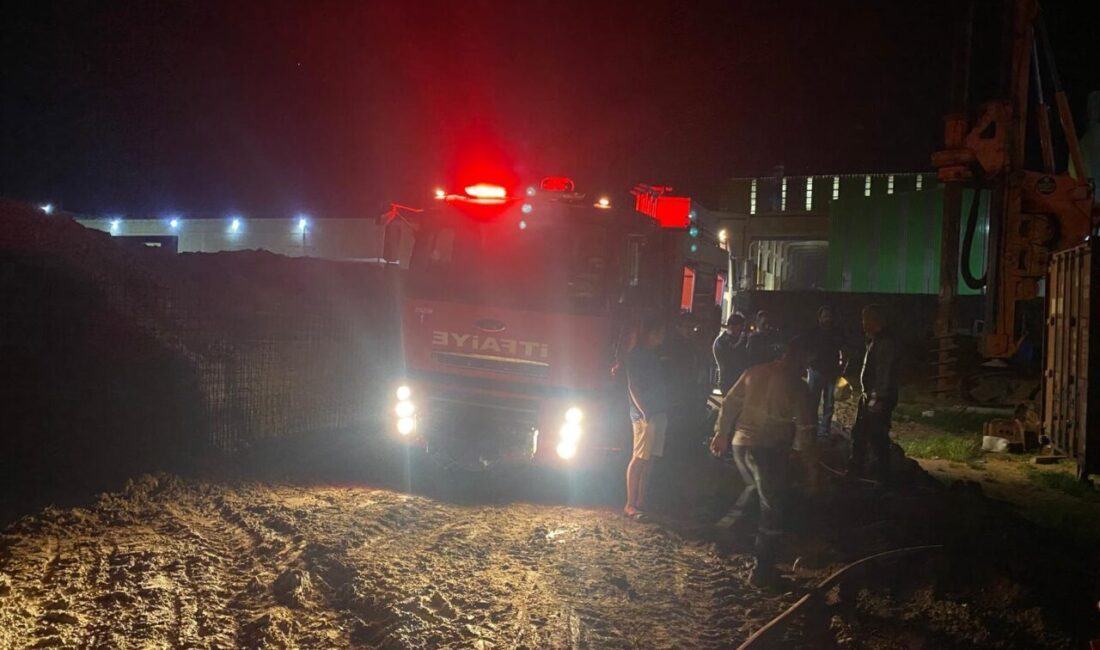 HATAY (AA) – Hatay'ın Erzin ilçesinde inşaat şantiyesindeki konteynerde çıkan