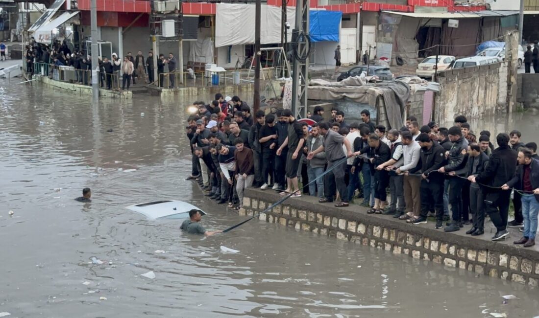 ERBİL (AA) – Irak’ın Erbil kentinde etkili olan sağanak yağış,