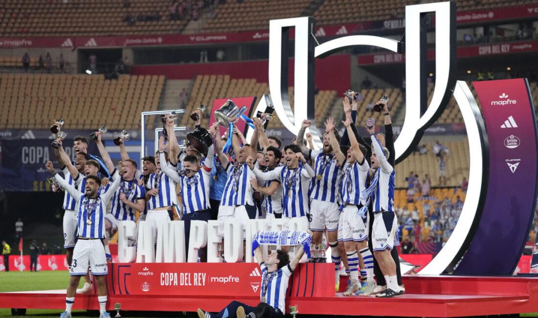 - Real Sociedad, normal süresi ve uzatma bölümleri 2-2 biten